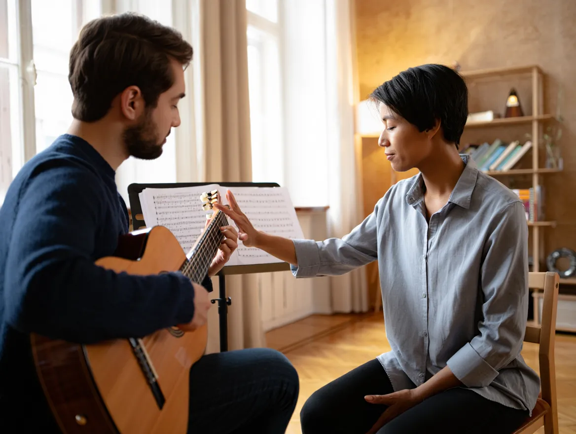 Music lesson interaction